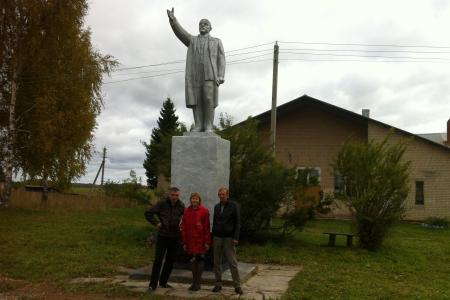 В Костромской области отремонтировали памятник Ленину