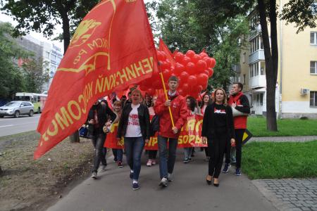 В Великом Новгороде состоялась межрегиональная акция «Антикапитализм»