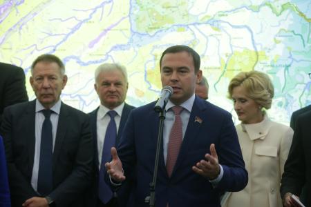 Ю.В. Афонин выступил на открытии выставки «Открой Алтай» в Госдуме