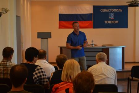 Сотрудники «Севтелекома» поддержали кандидата на должность губернатора Севастополя Романа Кияшко