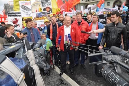 Подмосковные коммунисты приняли участие во всероссийской акции протеста обманутых дольщиков и пайщиков 