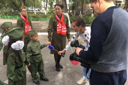 Кызылу -103! Коммунисты Тувы приняли участие в праздничном шествии в День города