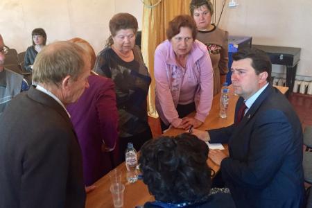 Олег Лебедев провёл встречу с избирателями в Рязанской области