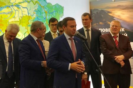 Ю.В. Афонин выступил на открытии выставки «Открой Алтай» в Госдуме