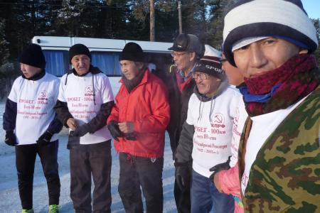 Якутия. По инициативе и поддержке КПРФ был проведен сверхмарафон, посвященный 100-летию Великого Октября