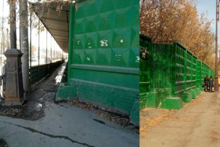 В центре Тюмени по инициативе депутата-коммуниста Александра Чепик было ликвидировано ограждение пешеходного перехода