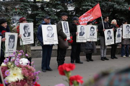 Памятные мероприятия у телецентра Останкино. Фоторепортаж Игоря Казакова