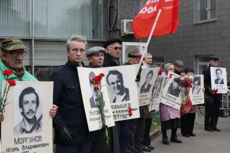 Памятные мероприятия у телецентра Останкино. Фоторепортаж Игоря Казакова