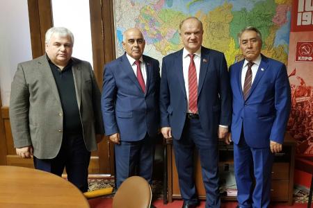 К.К. Тайсаев встретился с Председателем Компартии Республики Таджикистан М. Абдуллоевым 