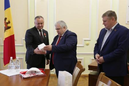 К.К. Тайсаев встретился с президентом Молдовы Игорем Додоном, президентом Приднестровья Вадимом Красносельским и представителями приднестровских общественных и политических организаций 