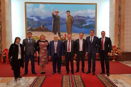 В посольстве КНДР состоялся торжественный прием по случаю 69-й годовщины установления дипломатических отношений между КНДР и Россией