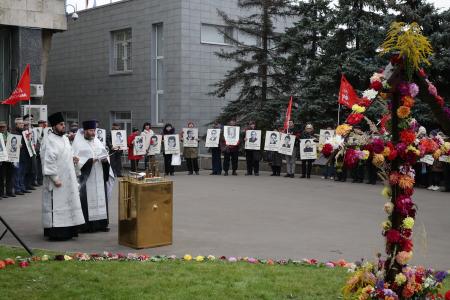 Памятные мероприятия у телецентра Останкино. Фоторепортаж Игоря Казакова