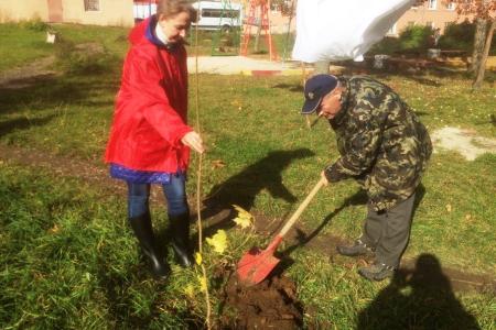 Город-герой Тула. 100 деревьев в честь столетия Великого Октября!