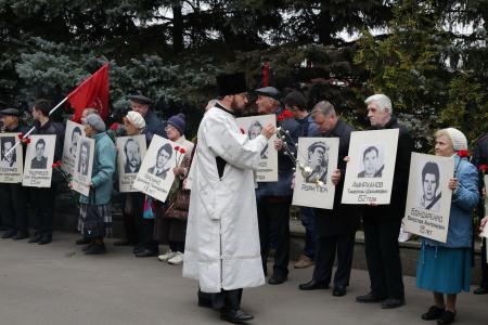 Памятные мероприятия у телецентра Останкино. Фоторепортаж Игоря Казакова