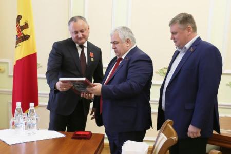 К.К. Тайсаев встретился с президентом Молдовы Игорем Додоном, президентом Приднестровья Вадимом Красносельским и представителями приднестровских общественных и политических организаций 