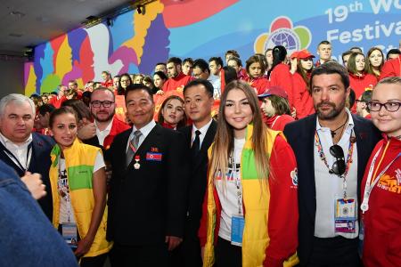 Г.А. Зюганов посетил церемонию открытия XIX Всемирного фестиваля молодежи и студентов