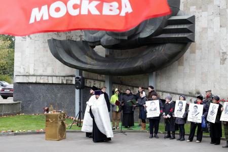Памятные мероприятия у телецентра Останкино. Фоторепортаж Игоря Казакова