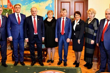Г.А. Зюганов встретился с Председателем Верховного Совета Приднестровской Молдавской Республики А.С. Щербой