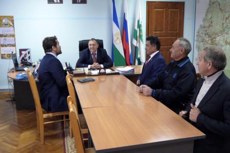 А.А. Ющенко совершил рабочую поездку в Архангельский район Республики Башкортостан