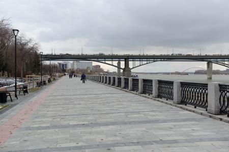 Новосибирск. Мэр-коммунист Анатолий Локоть принял участие в открытии Михайловской набережной