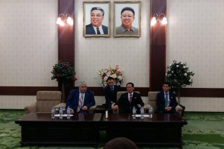 В посольстве КНДР состоялся торжественный прием по случаю 69-й годовщины установления дипломатических отношений между КНДР и Россией