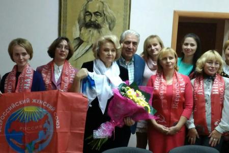 В Севастополе состоялась встреча с Председателем ООЖД «Всероссийский женский союз – Надежда России» Ниной Александровной Останиной