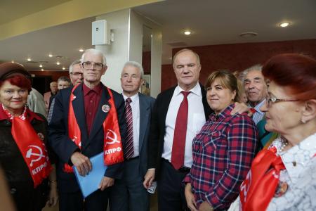 Г.А. Зюганов принял участие в концерте, посвященном Дню пожилого человека