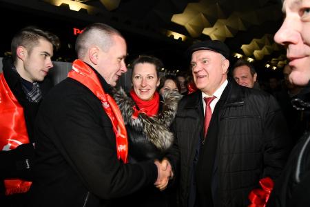 Начался рабочий визит Г.А. Зюганова в городе-герое Ленинграде