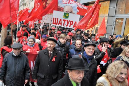 Коммунисты Московской области: 100-летию Великого Октября – Слава!