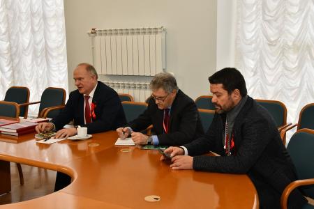 Начался рабочий визит Г.А. Зюганова в городе-герое Ленинграде