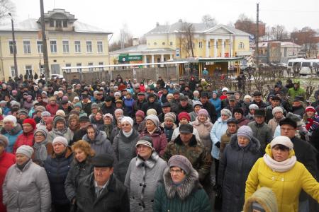 Состоявшийся в минувшую субботу митинг протеста в Ивановской области собрал более 700 человек