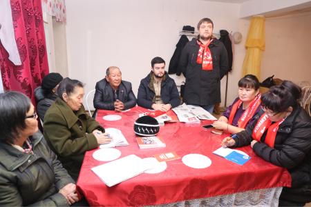 Работники Туврескома КПРФ побывали в селе Хандагайты