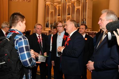 Начался рабочий визит Г.А. Зюганова в городе-герое Ленинграде