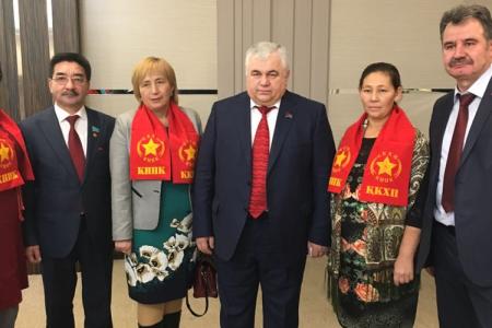 К.К. Тайсаев принял участие в работе XII Внеочередного съезда Коммунистической Народной партии Казахстана 