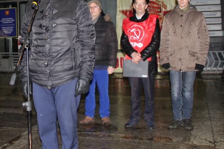 Митинг в честь 100-летия Великого Октября в Сыктывкаре