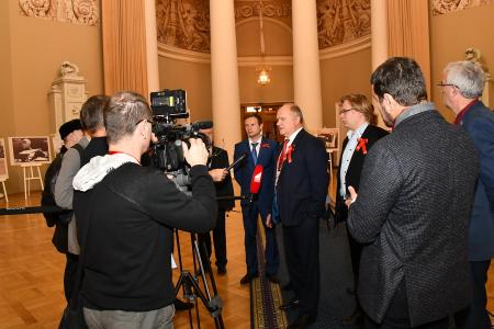 Начался рабочий визит Г.А. Зюганова в городе-герое Ленинграде