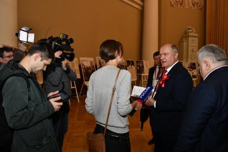 Начался рабочий визит Г.А. Зюганова в городе-герое Ленинграде