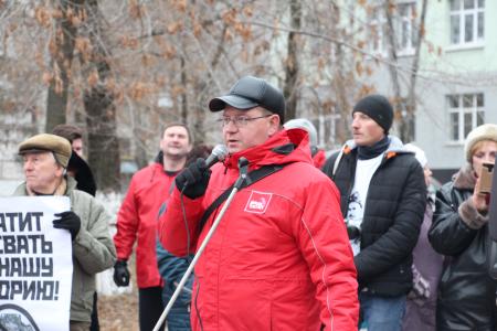 Самарская область. Митинг - нет памятнику белочехам в Новокуйбышевске
