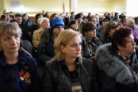 Тульская область. Член ЦК КПРФ, депутат-коммунист, рабочая Татьяна Косарева поздравила земляков с юбилеем Великого Октября