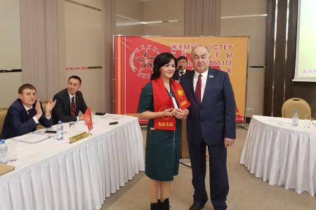 К.К. Тайсаев принял участие в работе XII Внеочередного съезда Коммунистической Народной партии Казахстана 