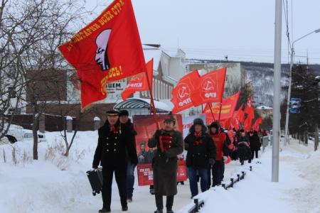 Магадан. День рождения Великого Октября