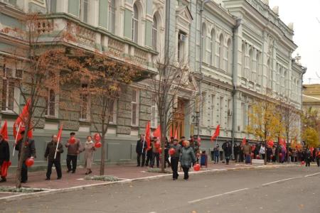 В Астрахани отметили столетие Великого Октября