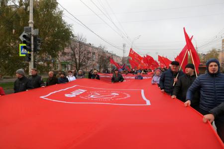 В Тамбове отметили 100-летие Октябрьской революции