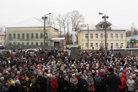 Состоявшийся в минувшую субботу митинг протеста в Ивановской области собрал более 700 человек