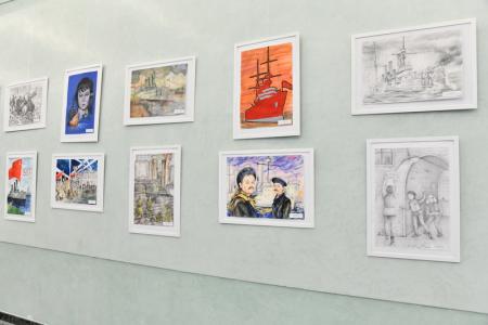 В Госдуме прошло открытие выставки Всероссийского конкурса юных художников «Залп Авроры»