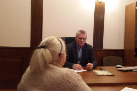 Депутат фракции КПРФ в Госдуме Сергей Пантелеев провел прием граждан