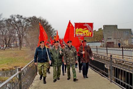 Приморский край. В городе Артеме с размахом отметили юбилей Великого Октября