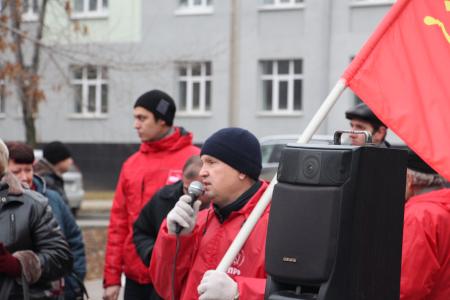 Самарская область. Митинг - нет памятнику белочехам в Новокуйбышевске
