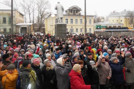 Состоявшийся в минувшую субботу митинг протеста в Ивановской области собрал более 700 человек