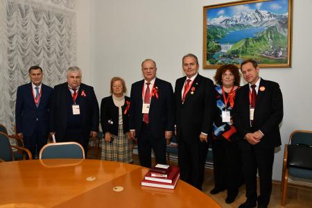 Начался рабочий визит Г.А. Зюганова в городе-герое Ленинграде